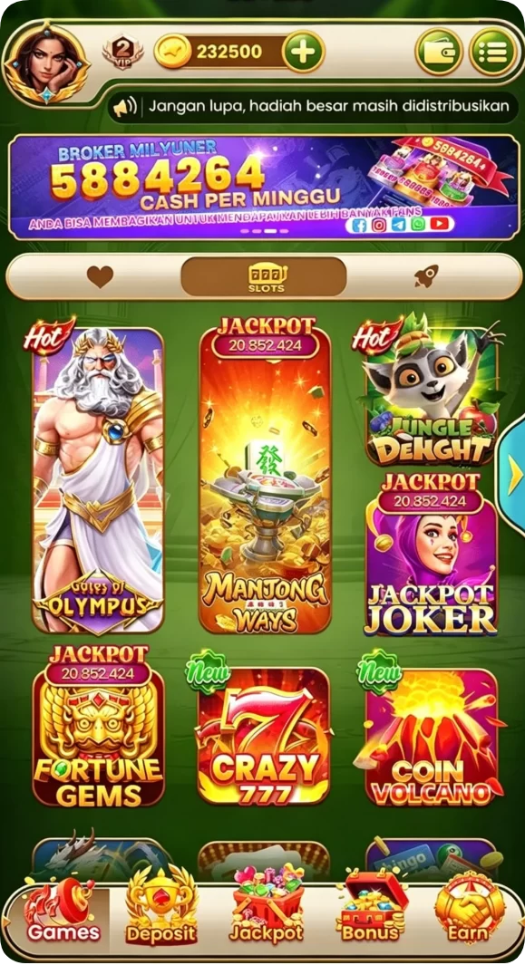 Tampilan utama aplikasi Review Aplikasi kkmega777 yang intuitif dan efisien.